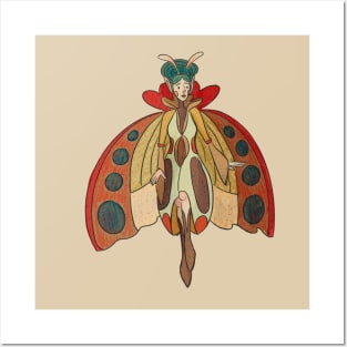 Moth Fairy Posters and Art